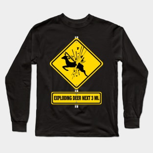 Exploding Deer - Ash vs Evil Dead Long Sleeve T-Shirt